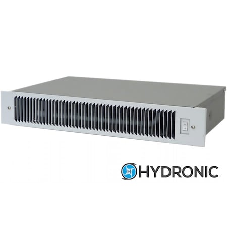 King Electric Hydronic Kick Space Heater 4000/5100 BTU W/Aqua Stat & Fan Switch White HT612 4/5-AS/FS-GW